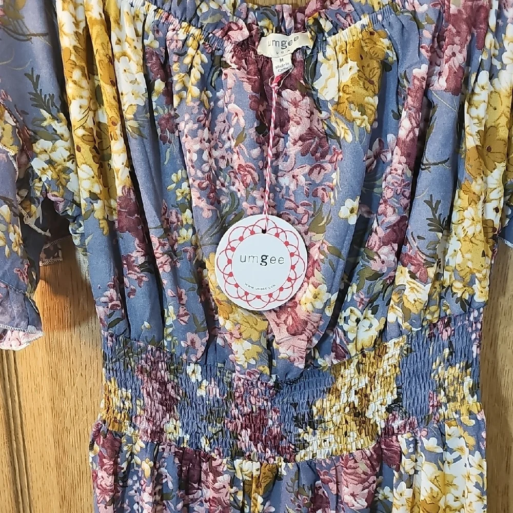 Floral Off-Shoulder Dress - Picture 7 of 11